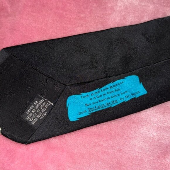 Vintage 90s Dr Suess Silk Tie - Picture 3 of 5